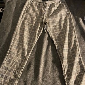 Men's plaid work pants
